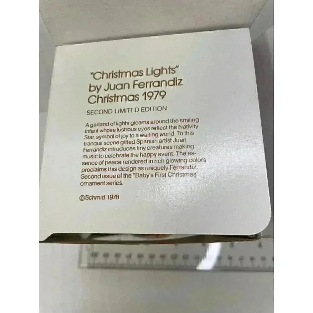 Schmid Christmas lights Ornament 1979 - Picture 7 of 10